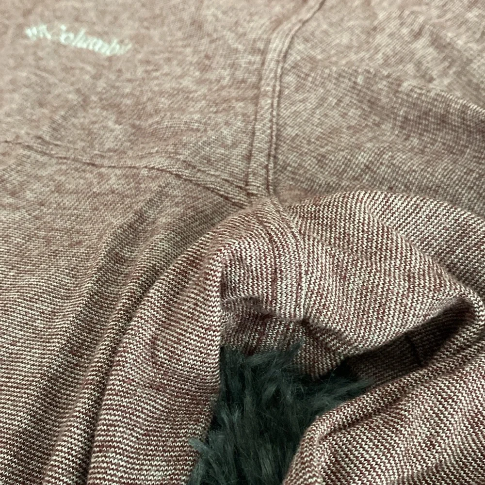 Columbia quarter-zip maroon heather sweatshirt - Picture 9 of 17